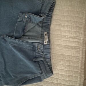 Zara Light Blue Denim Shorts